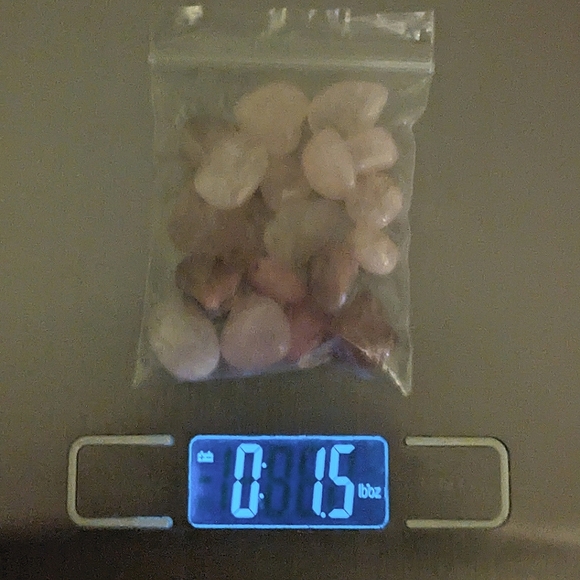 🌹 Rosey Strawberry Rhodonite ❣️ PiNK Heart Chakra Bowl ❤️ Crystal Jewel Stones - Picture 9 of 13